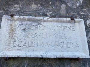 Cippo commemorativo in Valvestino